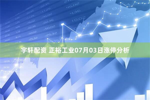 宇轩配资 正裕工业07月03日涨停分析